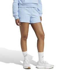 adidas Women's Essentials Small Logo Fleece Shorts