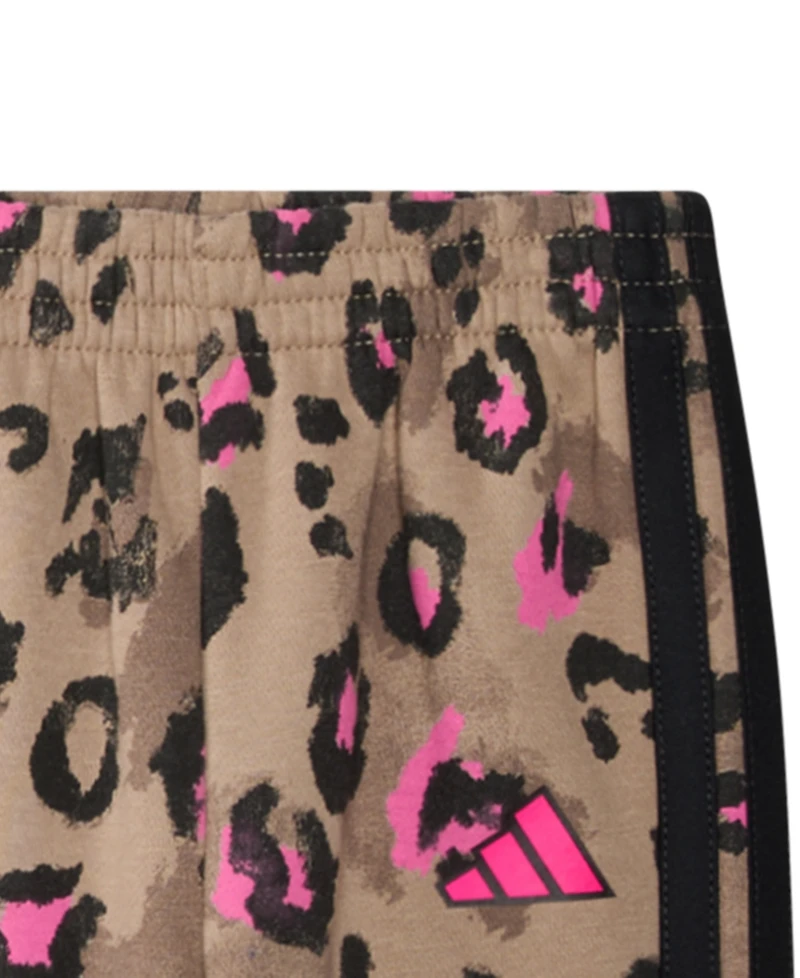 adidas Baby Girls 2-Piece Animal Print Top and Pants Set