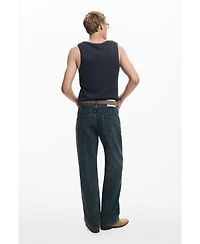 Desigual Men's Straight pants with washed effect