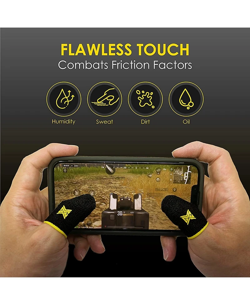 6 Pack Mobile Gaming Corps ClawSocks Phone Gaming Finger Sleeves