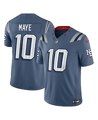 Nike Men's Drake Maye Blue New England Patriots Nfl Rivalry Limited Jersey