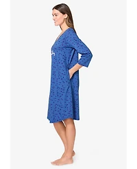 Avenue Women's Body Three-Quarter Sleeve Sleepshirt