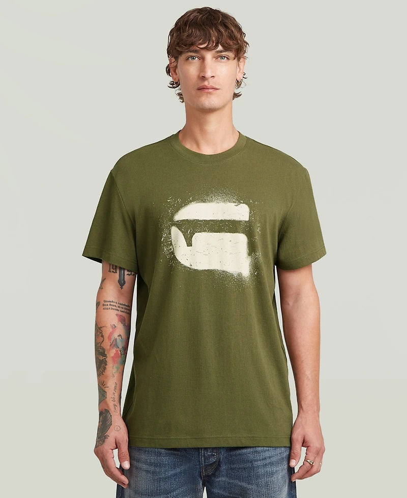 G-Star Raw Men's Spray G Logo T-Shirt