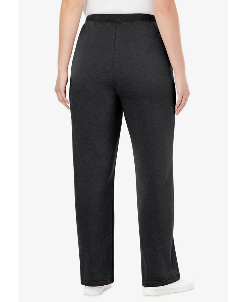 Woman Within Women's Tall Better-Fleece Pull-On Drawstring Sweatpants
