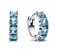 Pandora Light Blue Hoop Earrings
