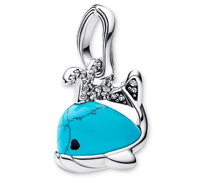 Pandora Turquoise Whale Dangle Charms
