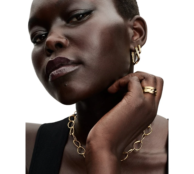 Pandora Organically Shaped Link Necklace