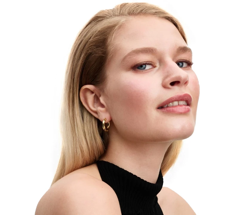 Pandora Twisted Hoop Earrings