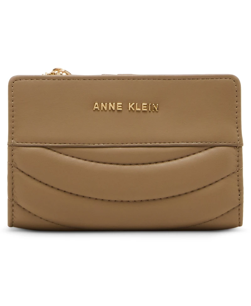 Anne Klein 2 Piece Flap Crossbody bag and Bifold Wallet Gift Set