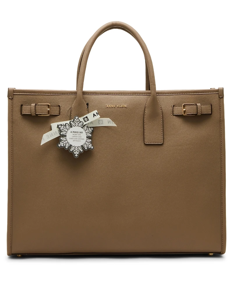 Anne Klein 3 Piece Work Tote Bag Gift Set