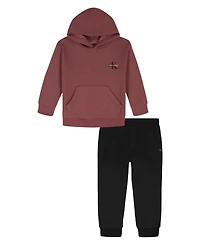 Calvin Klein Boys 2T-7 2-Piece Hoodie and Pants Set