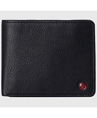 Alpine Swiss Mens Commuter Rfid Bifold Wallet 2 Id Windows Divided Bill Section