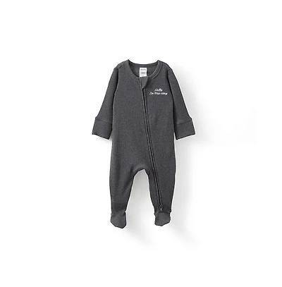 Cotton On Baby Boys Pointelle Zip All One Romper