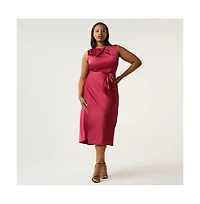 Estelle Women's Emmi Satin Midi Dress