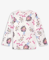 Epic Threads Girls Toddler 2T-4T Long-Sleeve Gabby Printed T-Shirt, Macy's Exclusive