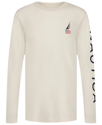 Nautica Boys 8-20 Usa J-Class Long Printed Sleeve T-Shirt