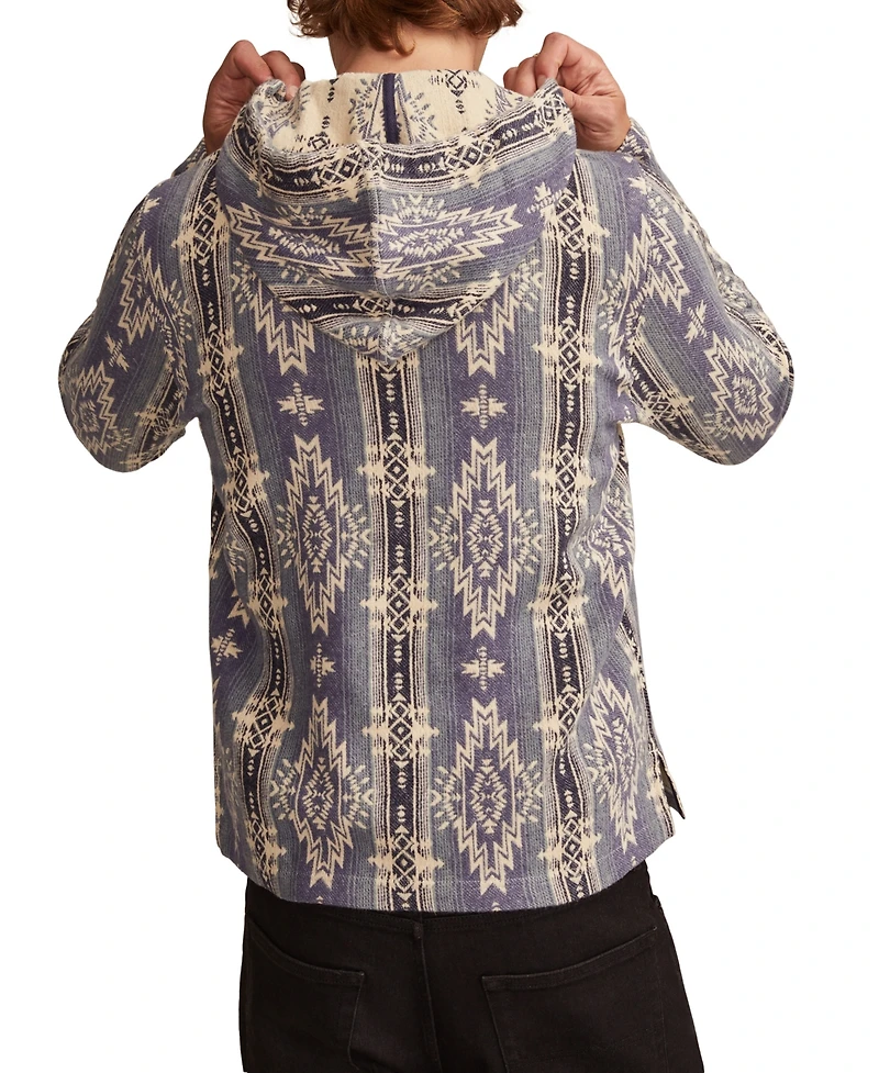 Lucky Brand Men's Long Sleeves Woven Jacquard Baja