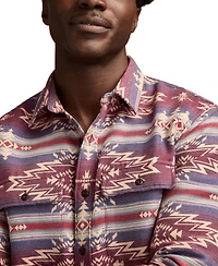 Lucky Brand Men's Long Sleeves Jacquard Humboldt Shirt