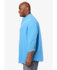 KingSize Tall Gauze Mandarin Collar Shirt