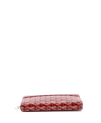Pre-Owned Goyard Matignon Zip Wallet Coated Canvas with Leather