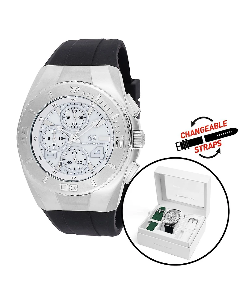 Technomarine Men's Tm-124028 Cruise Quartz Chronograph White Dial Watch