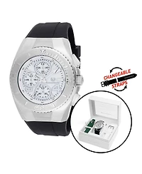 Technomarine Men's Tm-124028 Cruise Quartz Chronograph White Dial Watch