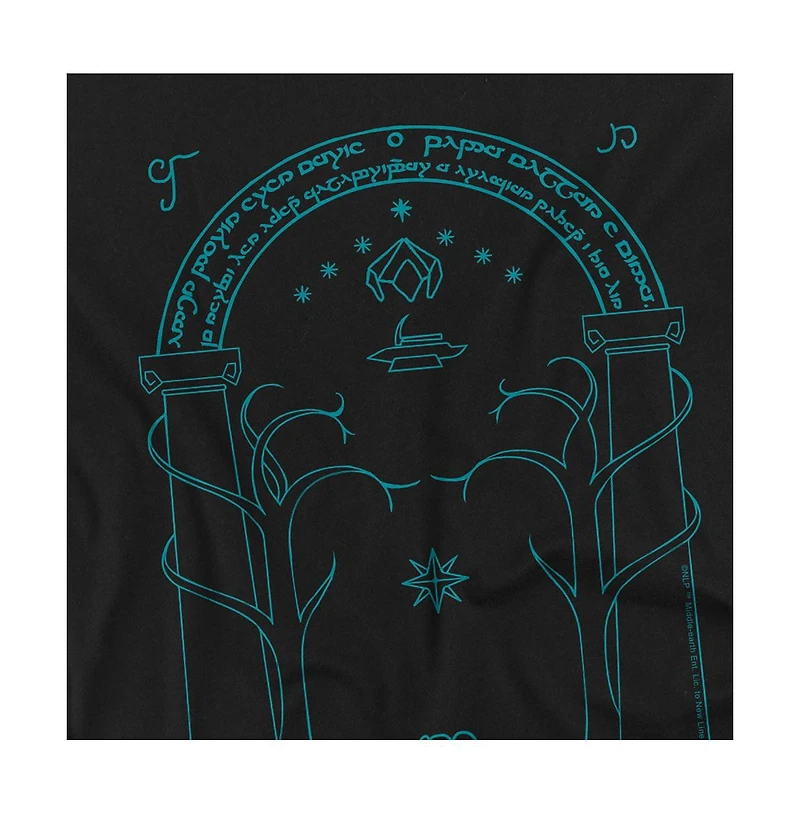 Logovision Men's The Lord of Rings Doors Durin T Shirt
