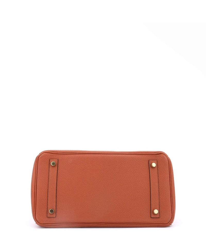 Pre-Owned Hermes Birkin 30 Handbag Brown Togo with Gold Hardware