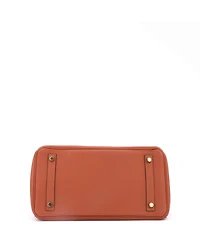 Pre-Owned Hermes Birkin 30 Handbag Brown Togo with Gold Hardware