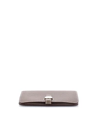 Pre-Owned Hermes Dogon Compact Wallet Leather
