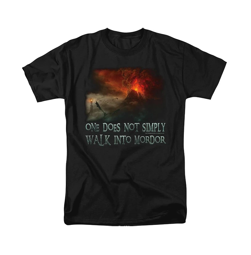 Logovision Men's Lord of The Rings Walk Mordor T Shirt