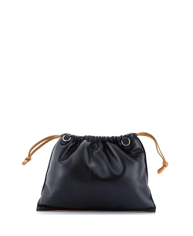 Pre-Owned Hermes Pilo Pouch Milo Lambskin and Swift