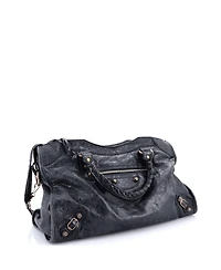 Pre-Owned Balenciaga Medium City Giant Studs Bag Leather