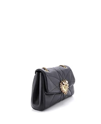 Pre-Owned Dolce & Gabbana Large Devotion Soft Shoulder Bag Quilted Leather
