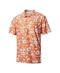 Reyn Spooner Men's Burnt Orange Texas Longhorns Pua Performance Polo Shirt