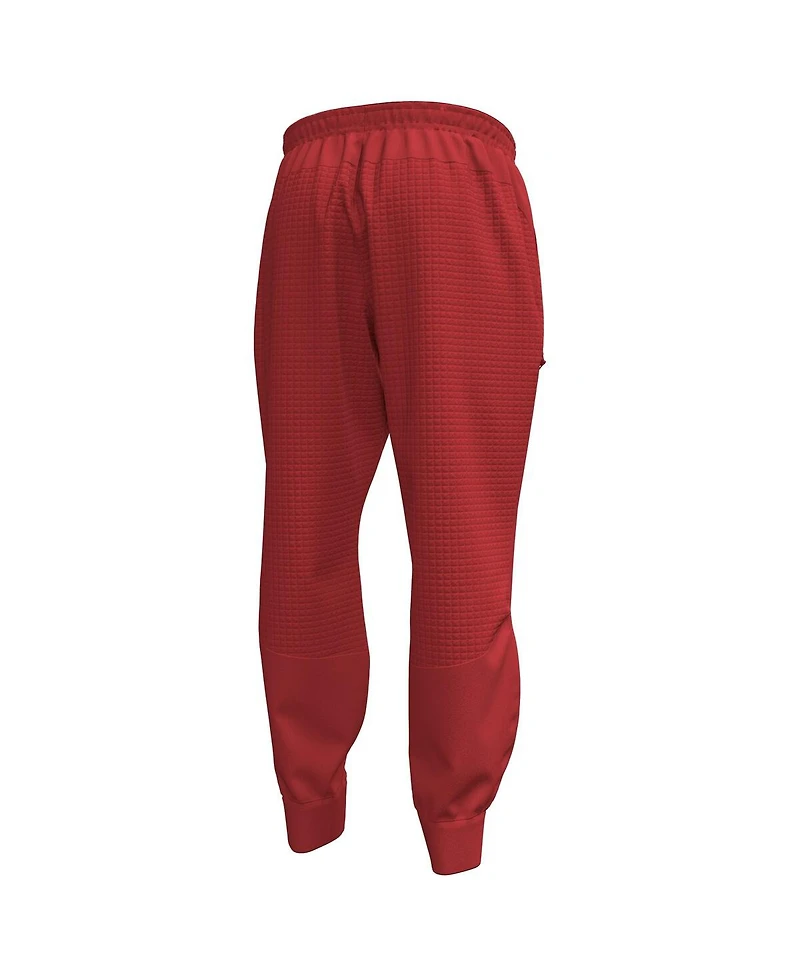 Under Armour Men's Red Wisconsin Badgers 1980 Throwback Unstoppable Fleece Jogger Pants