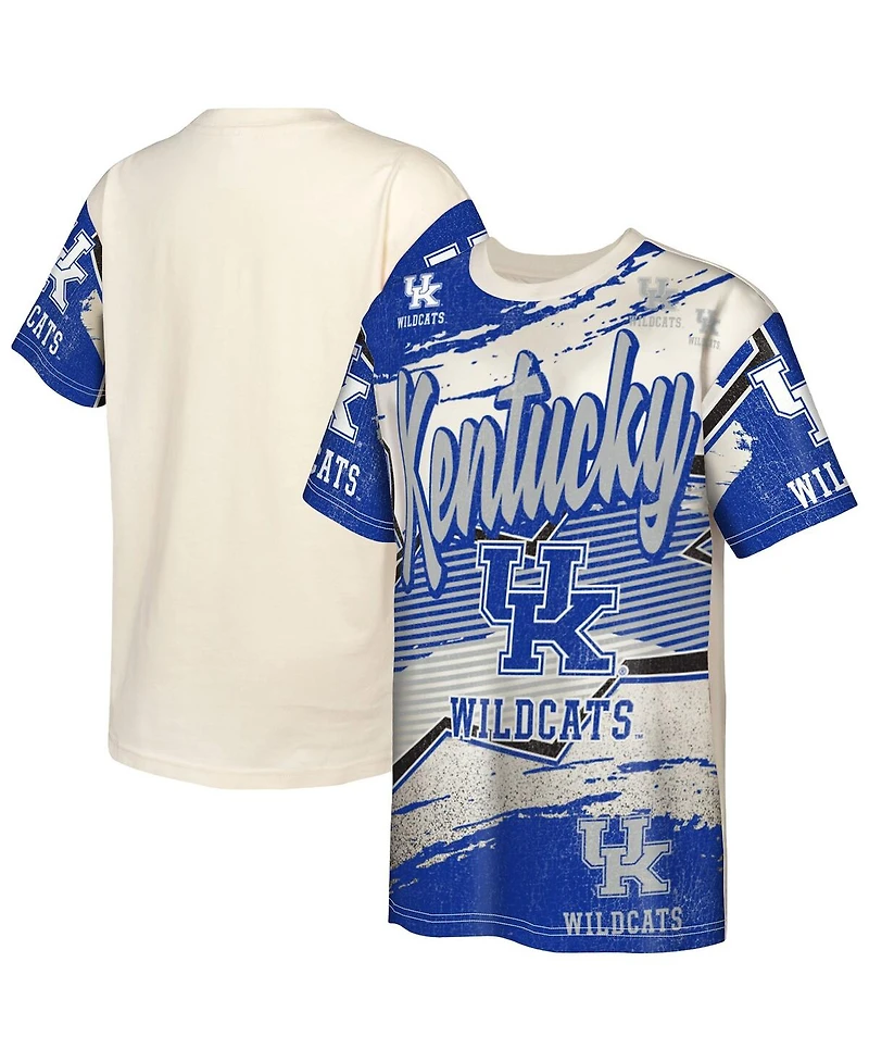 Outerstuff Big Boys and Girls Cream Kentucky Wildcats Make Noise T-Shirt