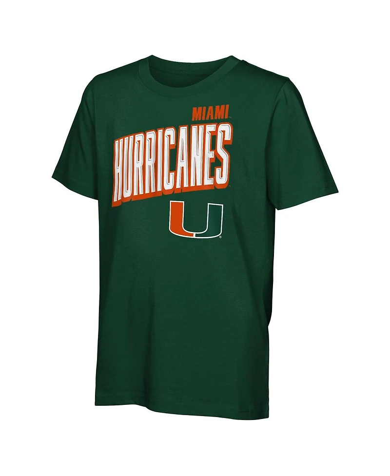 Outerstuff Preschool Miami Hurricanes Mix 3-in-1 Combo T-Shirt Set
