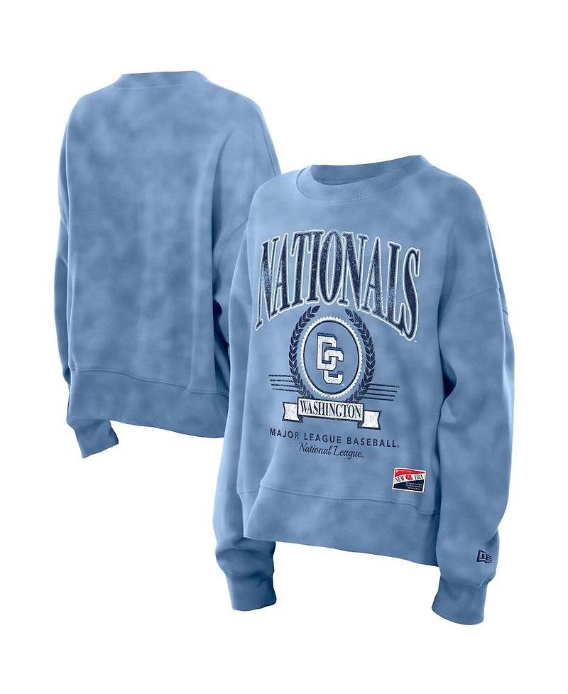 New Era Men's Blue Washington Nationals 2025 City Connect Pullover Sweatshirt