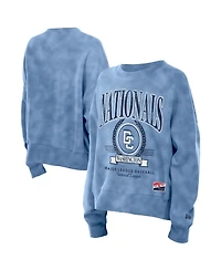 New Era Men's Blue Washington Nationals 2025 City Connect Pullover Sweatshirt