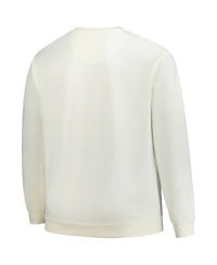Profile Men's Cream Minnesota Vikings Big Tall Fleece Sweatshirt