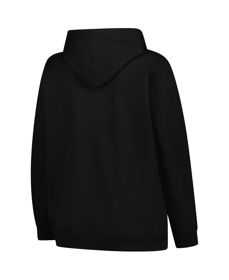 Champion Women's Black Kentucky Wildcats Plus Heart Soul Notch Neck Pullover