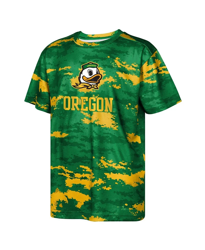 Outerstuff Big Boys and Girls Green Oregon Ducks Scrimmage Sublimated T-Shirt
