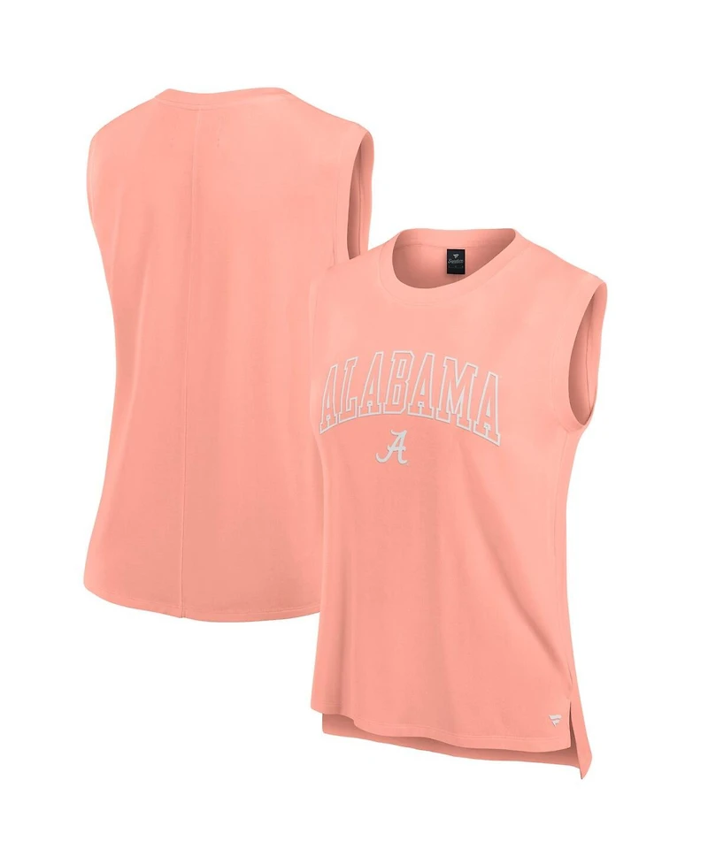 Fanatics Women's Coral Alabama Crimson Tide Studio Gym Tank Top
