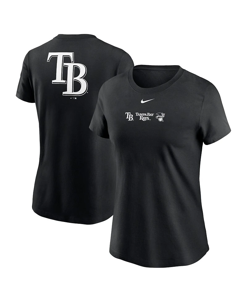 Nike Women's Black Tampa Bay Rays Over Shoulder T-Shirt