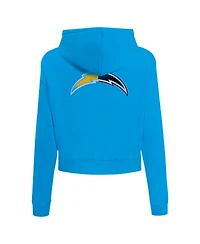 Pro Standard Women's Powder Blue Los Angeles Chargers Split Logo Full-Zip Hoodie