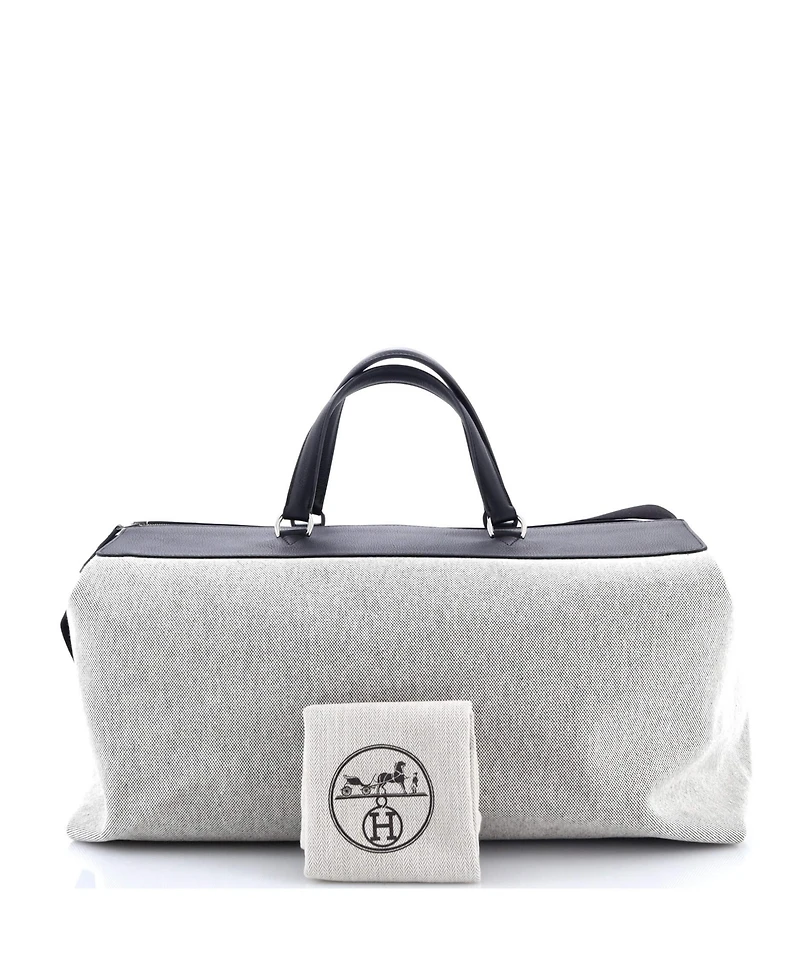Pre-Owned Hermes R.m.s Weekender Bag Toile and Leather