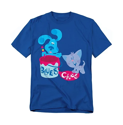 Logovision Men's Blue's Clues Paint It! T Shirt