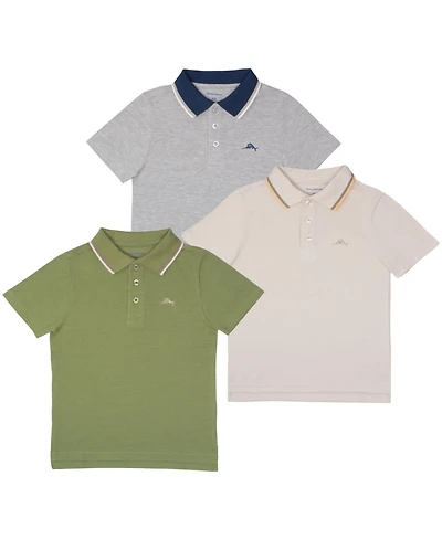 Tommy Bahama Little Boys Short Sleeve 3-Piece Polo Shirt Set