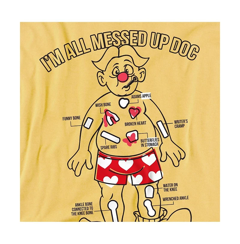 Logovision Men's Operation I'm All Messed Up Doc T Shirt